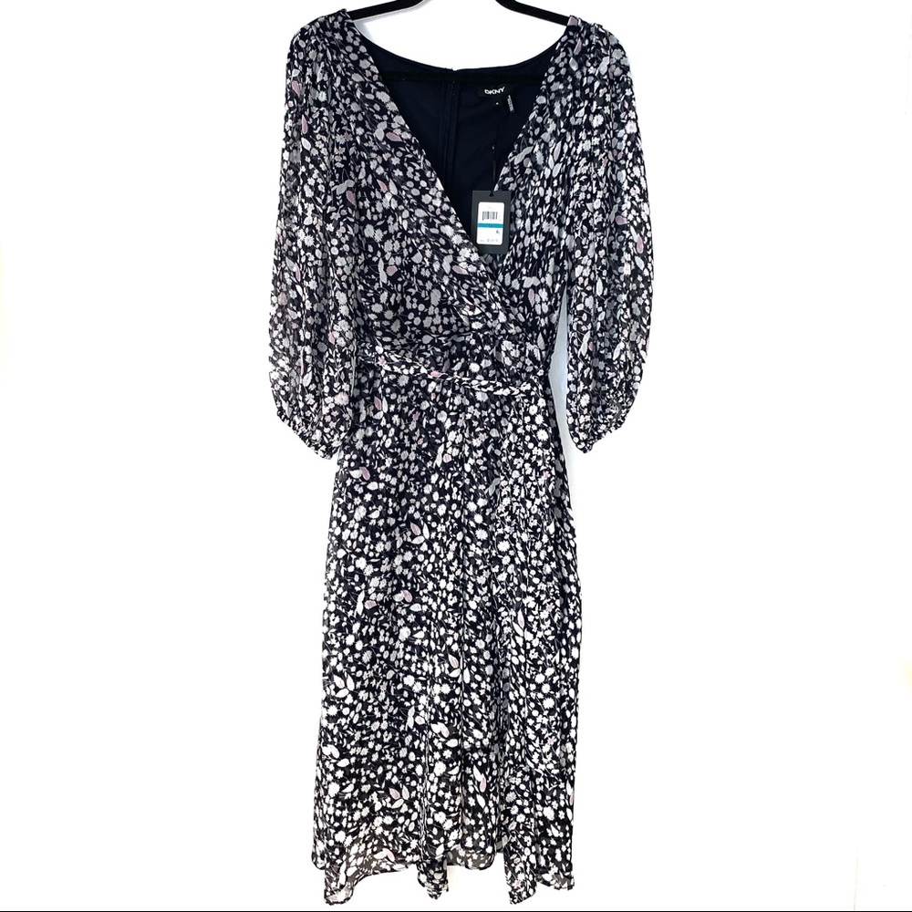 DKNY Floral Print Dress